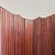 French Tambour Pine Room Divider Attributed to Jomain Baumann, 1940s For Sale - Image 11 of 11