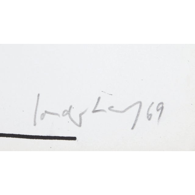 Date: 1969 Lithograph, Signed and Numbered in Pencil Edition of 32/60 Size: 39.5 in. x 24.5 in. (100.33 cm x 62.23 cm)