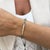 Gold Ladies 14k Yellow Gold 1.27ctw Diamonds & Turquoise Hinged Bangle Bracelet For Sale - Image 8 of 8