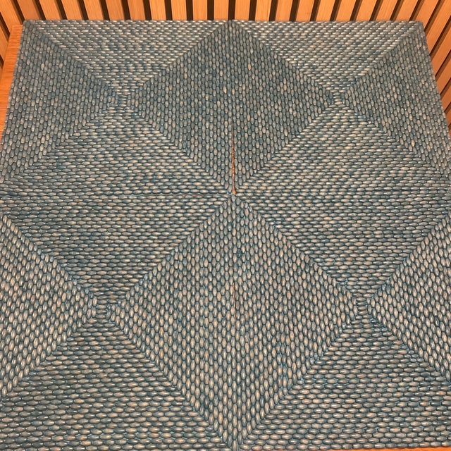 Kim Seybert Kim Seybert Hand-Beaded Placemat Set of 8 in Coastal Blue-Green For Sale - Image 4 of 11