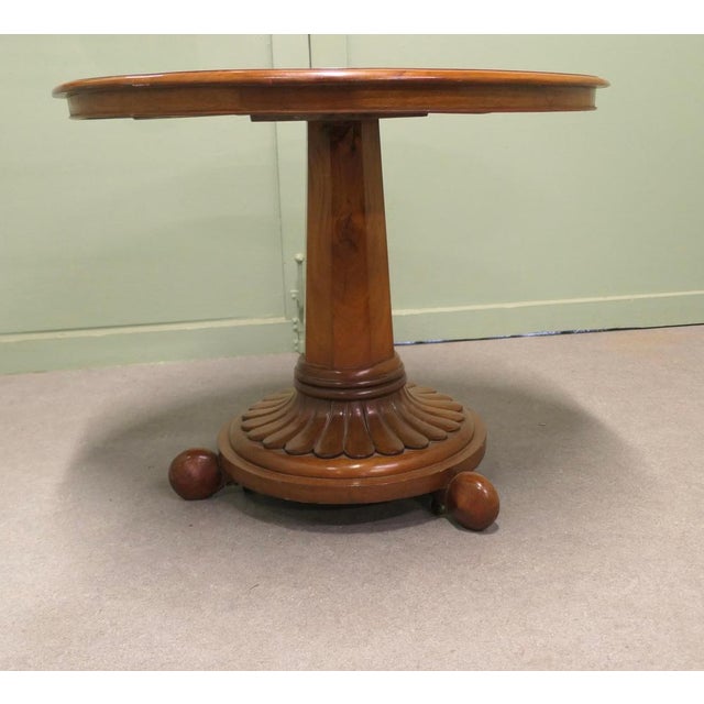 Tilt Top Centre Table in Cherrywood For Sale - Image 4 of 9