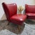 Mid-Century Modern Cocktail Chairs in Red Faux Leather, 1950s, Set of 2 For Sale - Image 14 of 16