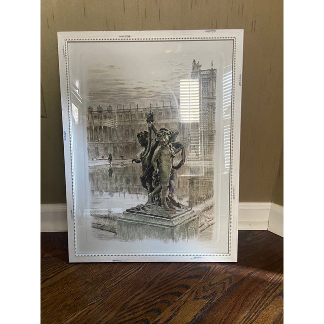 Parisian Etching Reproduction Print For Sale In Philadelphia - Image 6 of 8