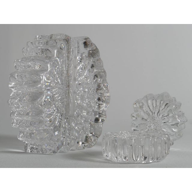 Nautilus Art Glass Vase and Candlesticks by Willy Johansson, Norway, 1960s, Set of 3 For Sale - Image 16 of 18