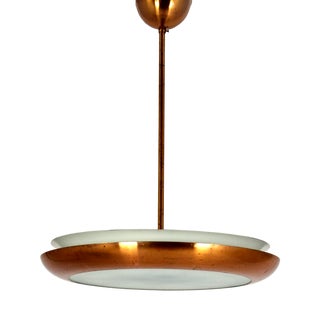 Bauhaus UFO Pendant Lamp by Josef Hurka for Napako, 1930s For Sale
