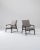 Mid 20th Century 1960s Czech Wooden Upholstered Armchairs by J. Halabala - A Pair For Sale - Image 5 of 12