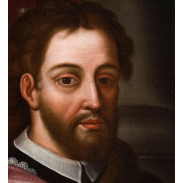 Mexican New Spanish School Artist, Saint John of Nepomucene, 18th Century, Oil on Canvas For Sale - Image 4 of 8