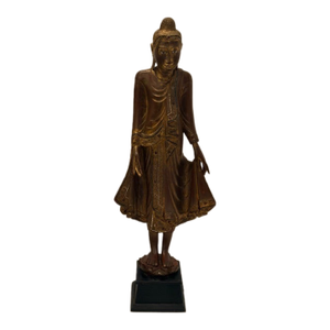 Carved Wood Buddha Statue