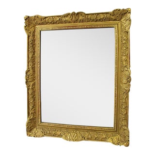 Antique Giltwood Mirror, 18th Century For Sale