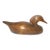 Antique 30 Hel Hand Carved Wood Flat Bottom Folk Art Duck Decoy Sculpture Statue For Sale