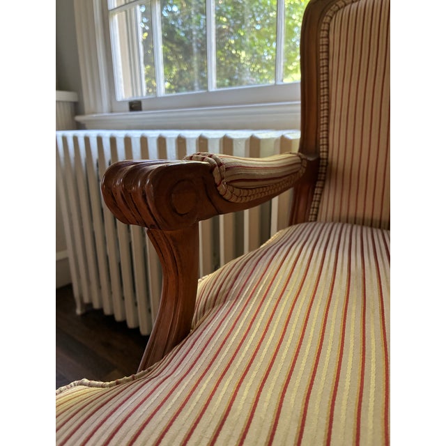 Pair of French Arm Chairs For Sale - Image 9 of 10