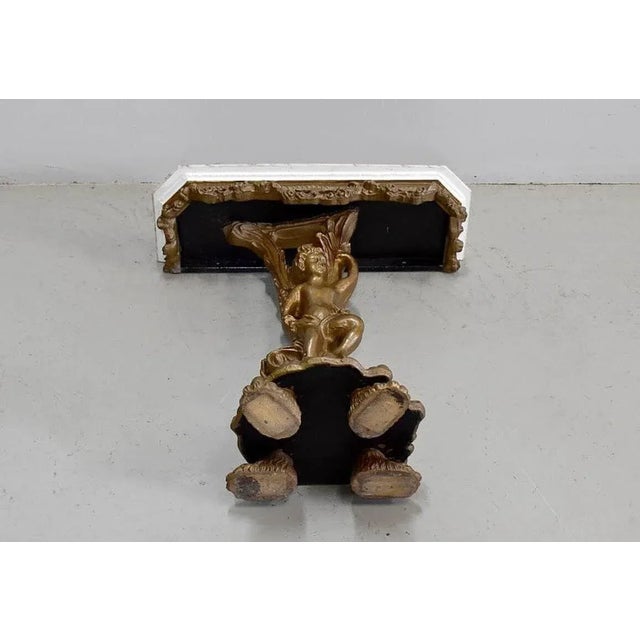 Small Antique Carved Console Table For Sale - Image 11 of 13