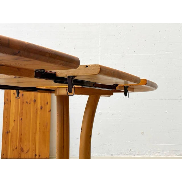 Extendable Dining Table in Pine from Dyrlund, Denmark, 1980s For Sale - Image 9 of 16