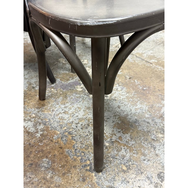 Restoration Hardware Metal Madeleine Side Chairs, Set of Ten For Sale - Image 11 of 12