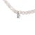 Haus of Brilliance Sterling Silver Moonstone Bead Station Necklace with Diamond Accent For Sale - Image 4 of 4