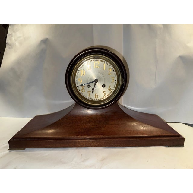Antique French Edwardian Mantel Clock by Samuel Marti For Sale - Image 10 of 11