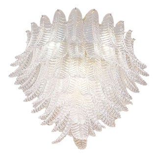 Murano Glass Fern Lamp, 1960s For Sale