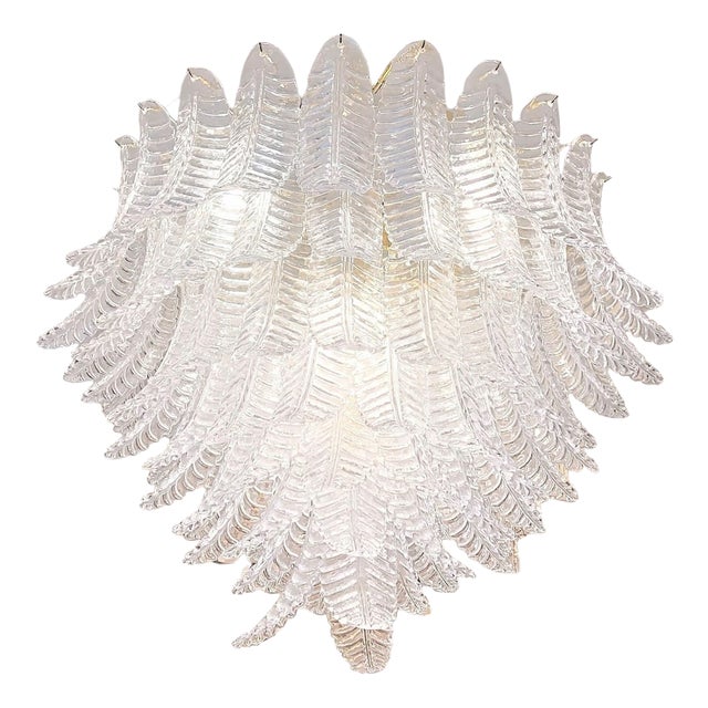 Murano Glass Fern Lamp, 1960s For Sale