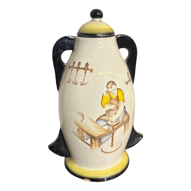 Vintage Ceramic Object by Ivos Pacetti, 1930 For Sale