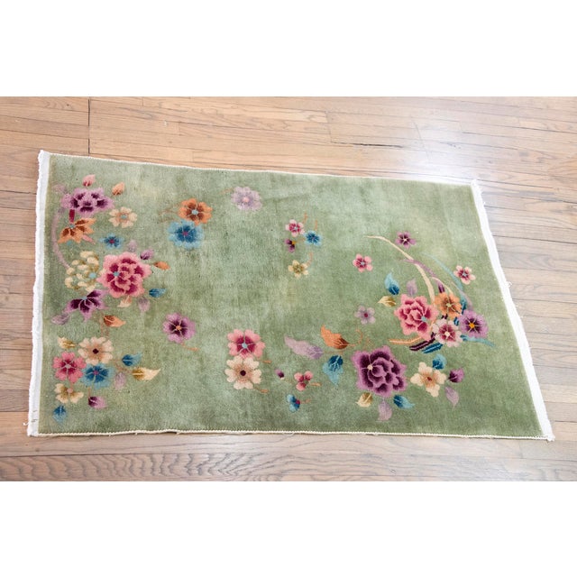 Mid 20th Century Chinese Art Deco Rug For Sale - Image 12 of 12