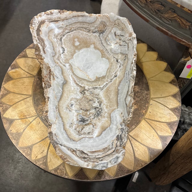 Wide-Cut Onyx Bowl For Sale - Image 12 of 12