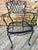 Woodard Florentine Orleans Pattern Iron Patio Chairs - Set of 4 For Sale - Image 11 of 12