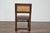 English English 1880s Child's Chair with Turned Legs and Oil Cloth Upholstery For Sale - Image 3 of 12