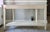 Antique White Ethan Allen Gustavian Swedish Demilune Console Table For Sale - Image 8 of 17