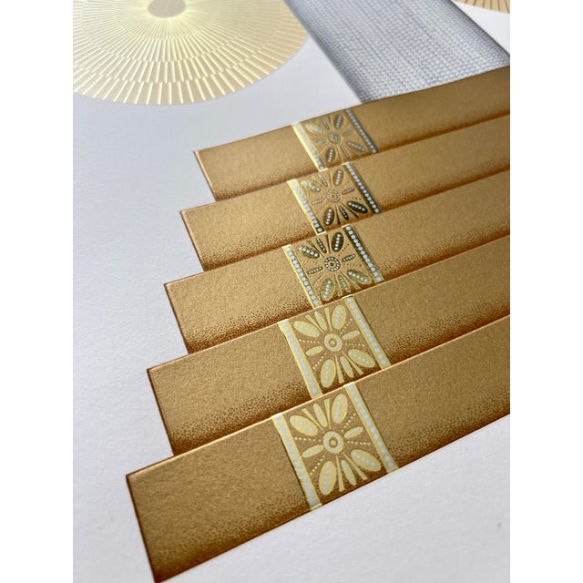 1980s 1980s Emerald Vase I - Serigraph - by Erté For Sale - Image 5 of 7