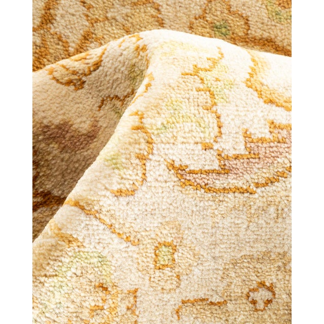 Textile Eclectic, One-of-a-Kind Hand-Knotted Area Rug - Ivory, 4' 1" x 6' 3" For Sale - Image 7 of 8
