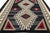 Charcoal Handmade Southwestern Modern Navajo Wool Area Rug in Charcoal, Slate, and Red For Sale - Image 8 of 8