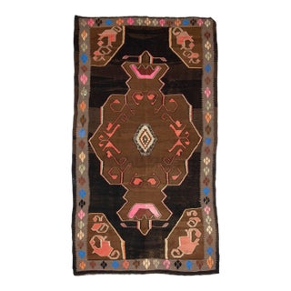 Vintage Turkish Kars Kilim Rug For Sale