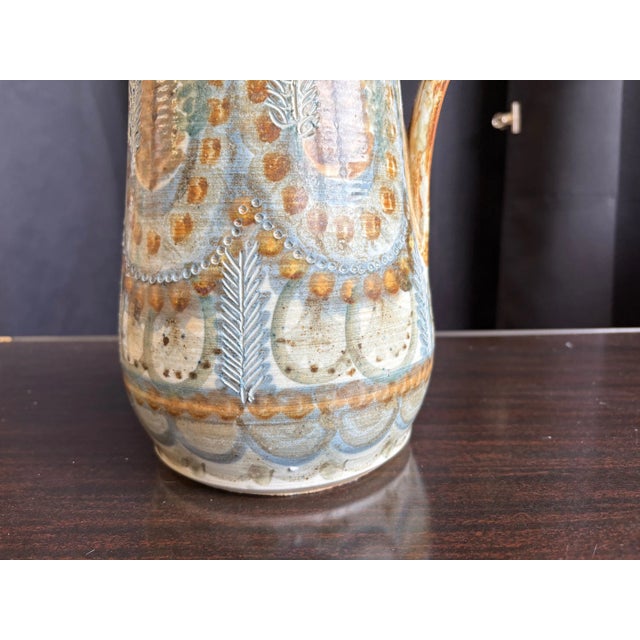 Large Stoneware Pitcher by Jean-Claude Courjault for Atelier La Cerisaie, 1970s For Sale - Image 14 of 18
