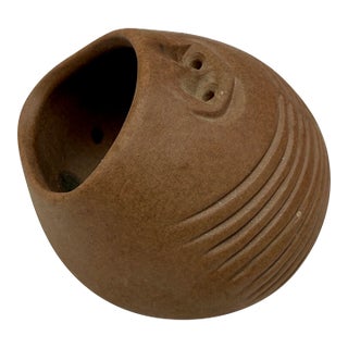 Early Robert Maxwell Mid-Century Modern Critter Beastie Figurine Pottery 1960s Signed For Sale