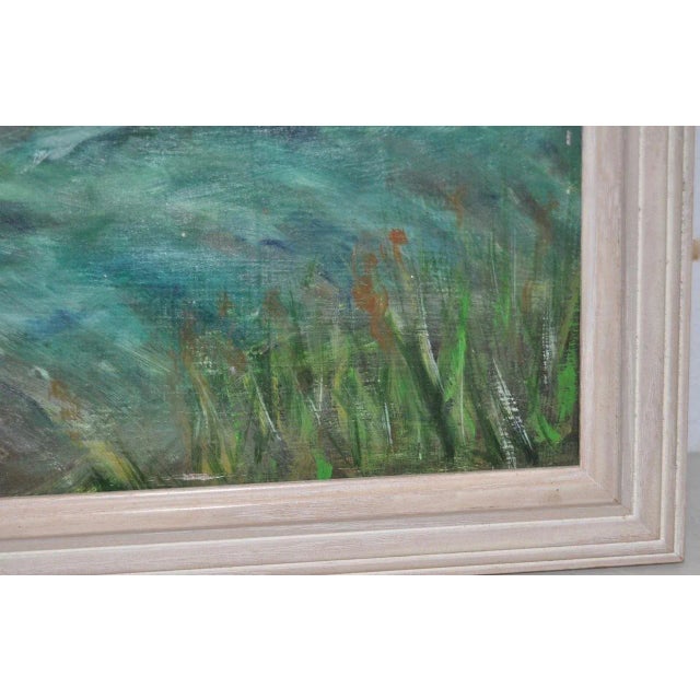 River Landscape w/ Boat For Sale - Image 4 of 6