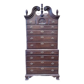 Century Furniture Bonnet Top Chest on Chest, Late 20th Century For Sale