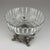 Vintage Crystal Glass Bowl with Metal Base from Fadalti, Italy, 1960s For Sale - Image 6 of 15