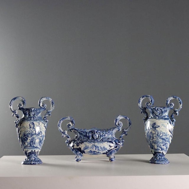Vases from Manifattura Giuseppe Mazzotti Albissola, Set of 3 For Sale - Image 16 of 16