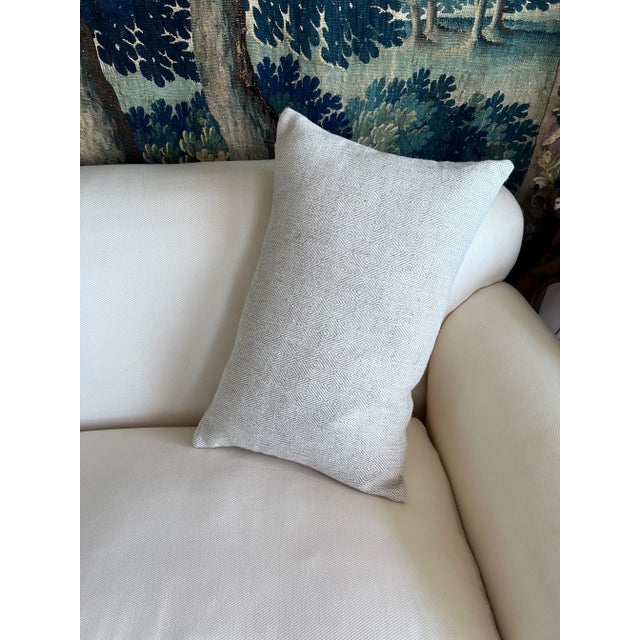 Single Belgian Linen/Cotton Cushion/Pillow-22” X 14" For Sale - Image 9 of 10