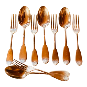 1884 French Pattern Rogers American Silverplate Flatware Set - 9 pcs