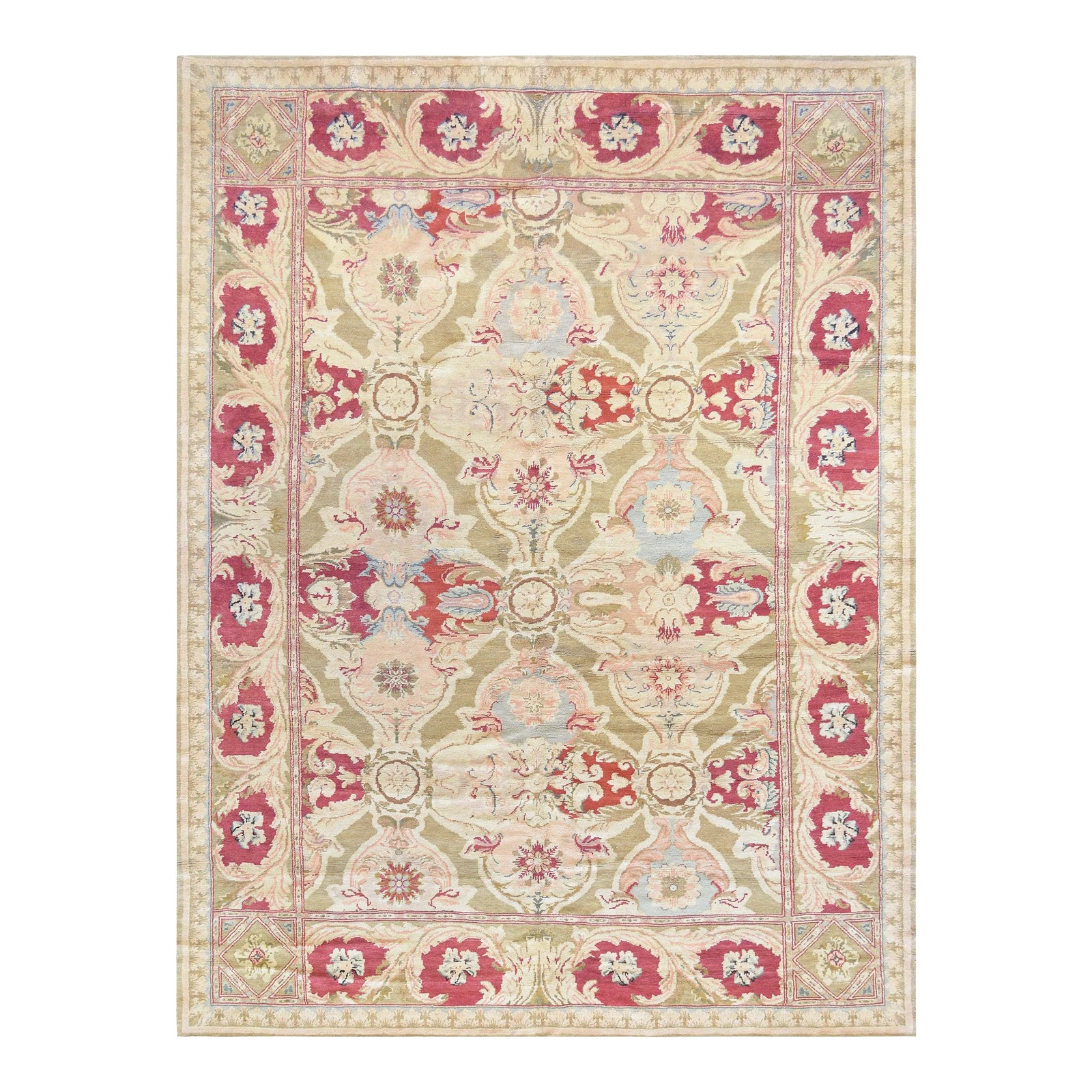 Mansour Fine Hand Woven Axminster Rug - 8′3″ × 11′4″ | Chairish