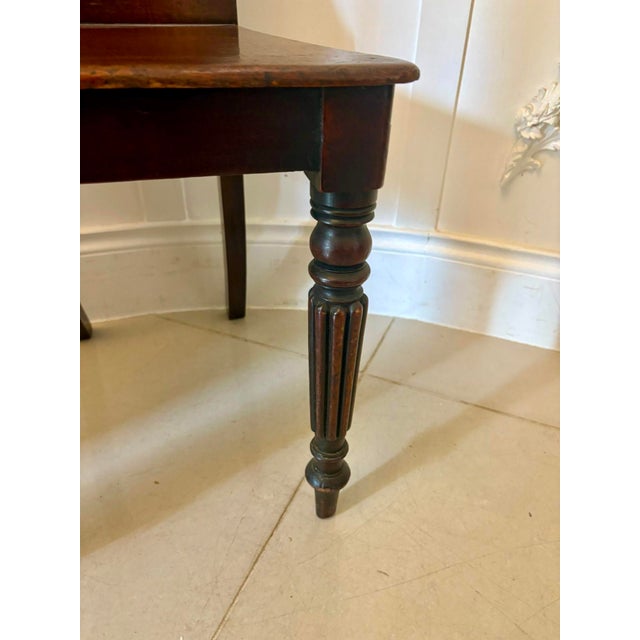 Antique Regency Carved Mahogany Hall Chairs, 1860, Set of 2 For Sale - Image 11 of 12