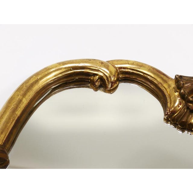 Art Nouveau Handcarved Giltwood Wall Mirror by Max Welz, 1930s For Sale - Image 12 of 18