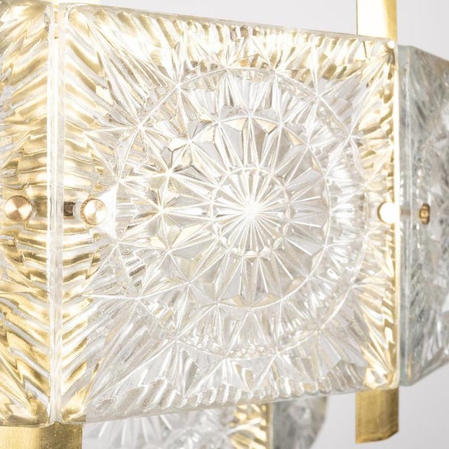 Chandelier from Kamenický Šenov, 1970s For Sale - Image 4 of 8