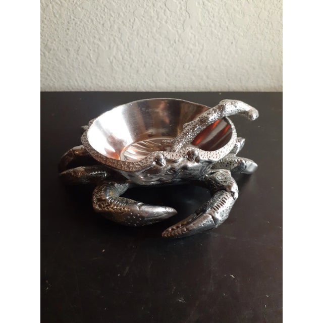 Metal 1970s Fitz & Floyd Silver Tone Metal Serveware- 2 Pieces For Sale - Image 7 of 7