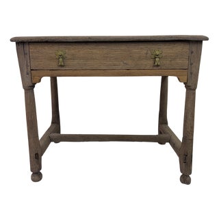 Bleached Oak Table, 1700s For Sale