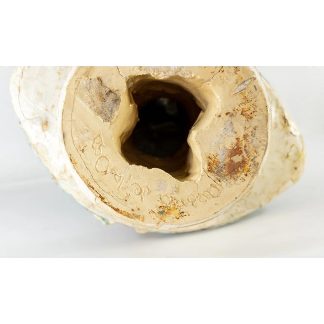 Early 20th Century Art Pottery Faience Majolica African American Figure For Sale - Image 11 of 13