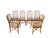 MCM Spindle Back Walnut Dining Chairs in the Style of Seven Robsjohn-Gibbings- Set of 6, Mid Century Modern For Sale - Image 9 of 12