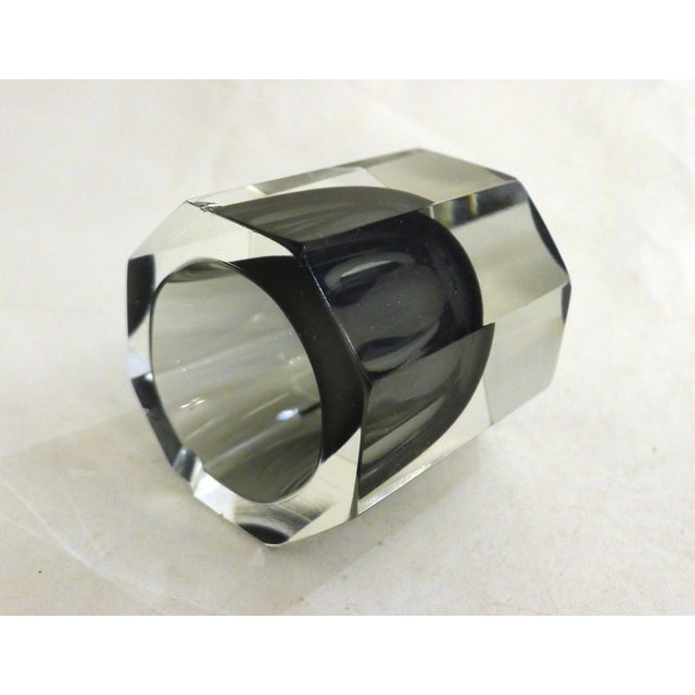 Small Octagonal Faceted Ashtray in Murano Sommerso Glass from Made Murano Glass, 1960s For Sale - Image 10 of 11