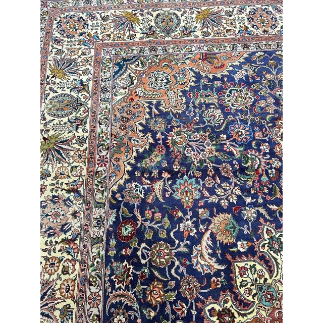 Textile 1970s Old Persian Tabriz Masterpiece Rug 8’2″ X 11’6″ For Sale - Image 7 of 12